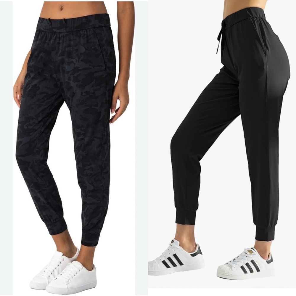 Ajisai Jogger Pant lot of 2 Black & Camo NWT Women’s size Small Performance